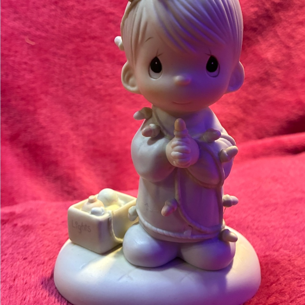 Precious Moments Vintage 1985”May Your Christmas Be Delightful"  #15482